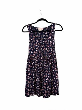 Band of Gypsies Floral Sleeveless Tie Front Dress size Small